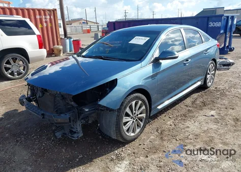 2016 Hyundai Sonata Sport from USA, damaged, VIN 5NPE34AF0GH421074